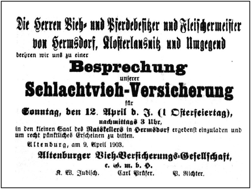 1903-04-12 Kl Schlachtviehversicherung